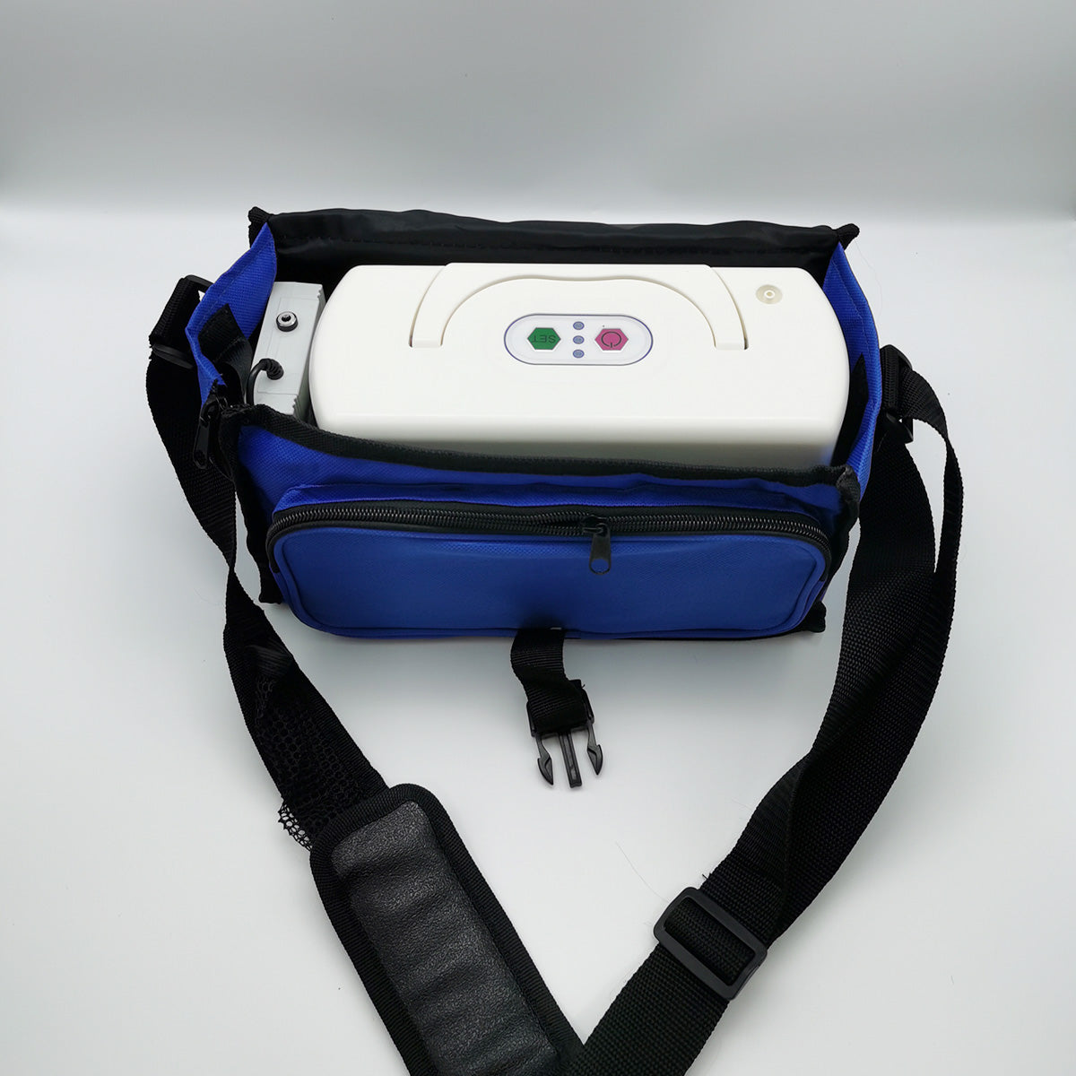 Concentrador de oxígeno portátil de 3L para viajes y automóvil - Máquina O2 portátil Accesorios de generador de oxígeno pequeño y mochila