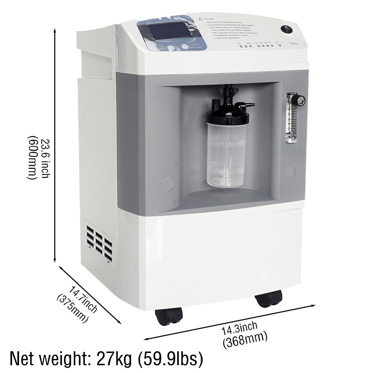 Compre 10L-20L Home Concentrador de oxígeno médico potente concentrador de oxígeno de O2 95% Alta concentración de oxígeno O2 Making Machine Dedakj Respireasy