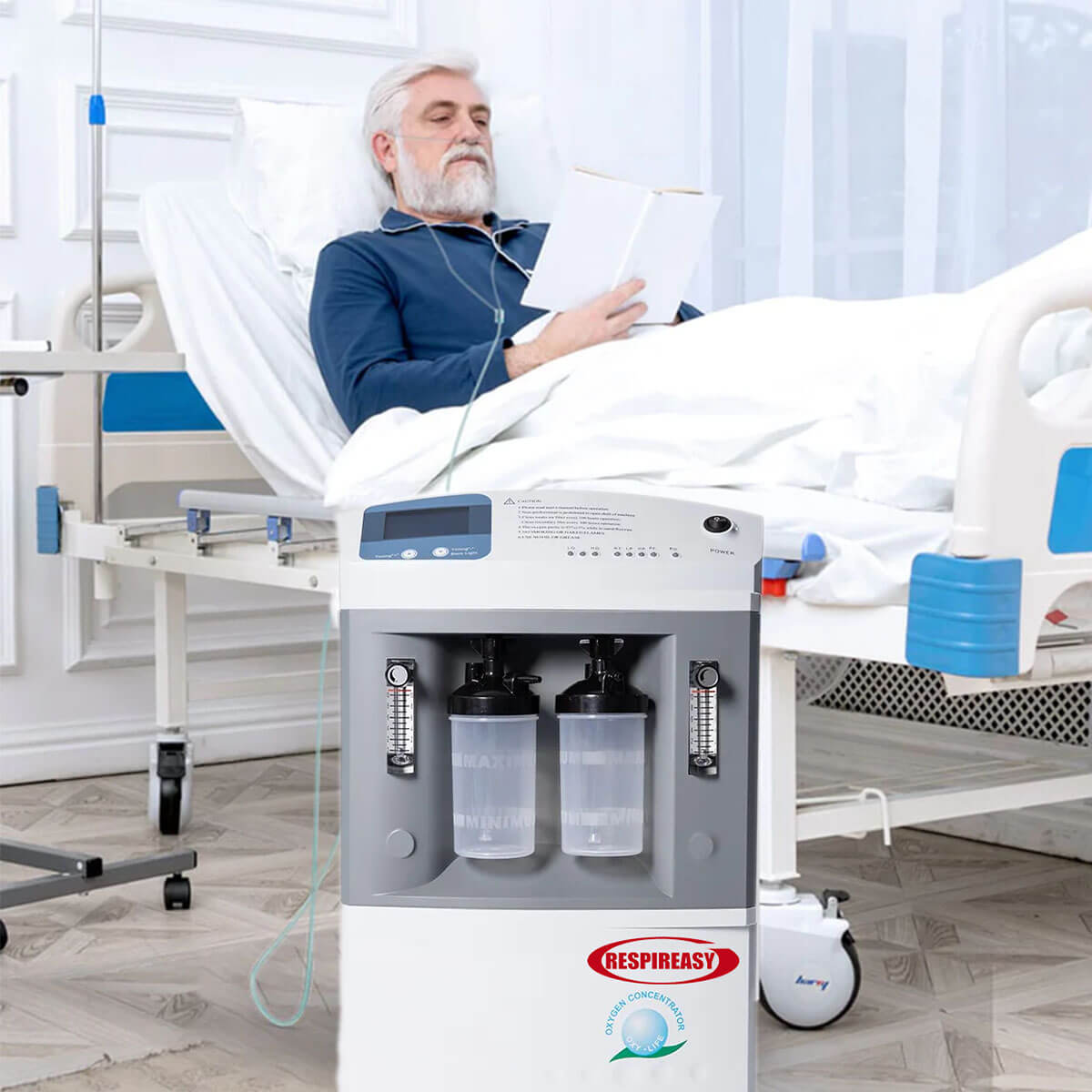 Buy 10L-20L Home Medical Oxygen Concentrator Powerful O2 Oxygen Concentrator 95% High Oxygen Concentration O2 Making Machine DEDAKJ Respireasy