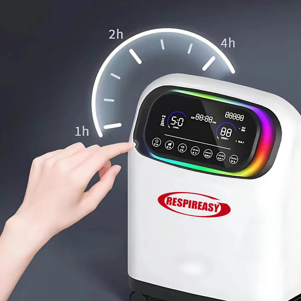 Powerful 9Liters Household Use Oxygen Concentrator Machine Portable 9L/min Continuous Oxygenerator Medical Oxygen Generator for Elderly Homecare