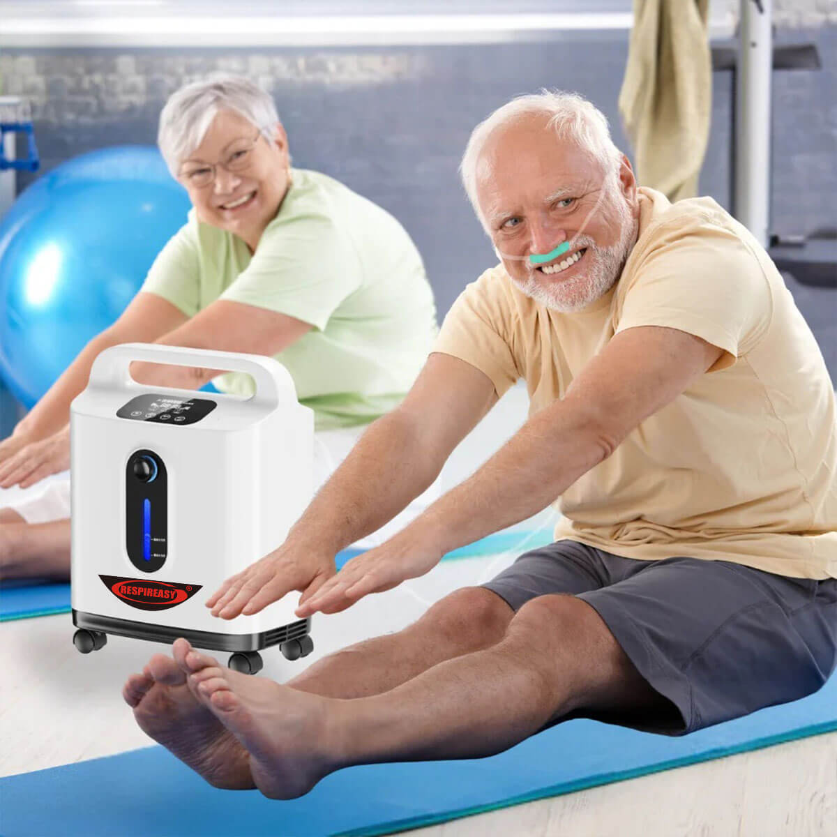 2025 Hot Sales 9 Liters Portable Oxygen Concentrator Price Personal Breathing dedakj Continuous Flow Oxygen oxygen Supply at Home