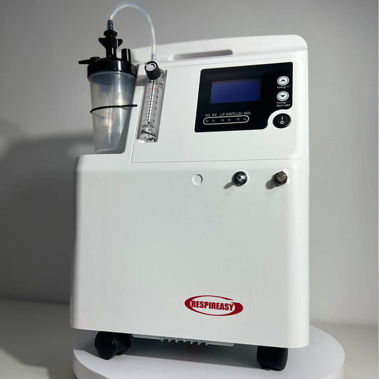 2025 Top Rated Oxygen Concentrator RESPIREADY dedakj Low Noise 24 Hours Working 5L–10L Powerful Medical Oxygen Generator FDA Approved Continuous Flow O2 Machines for COPD Home Therapy