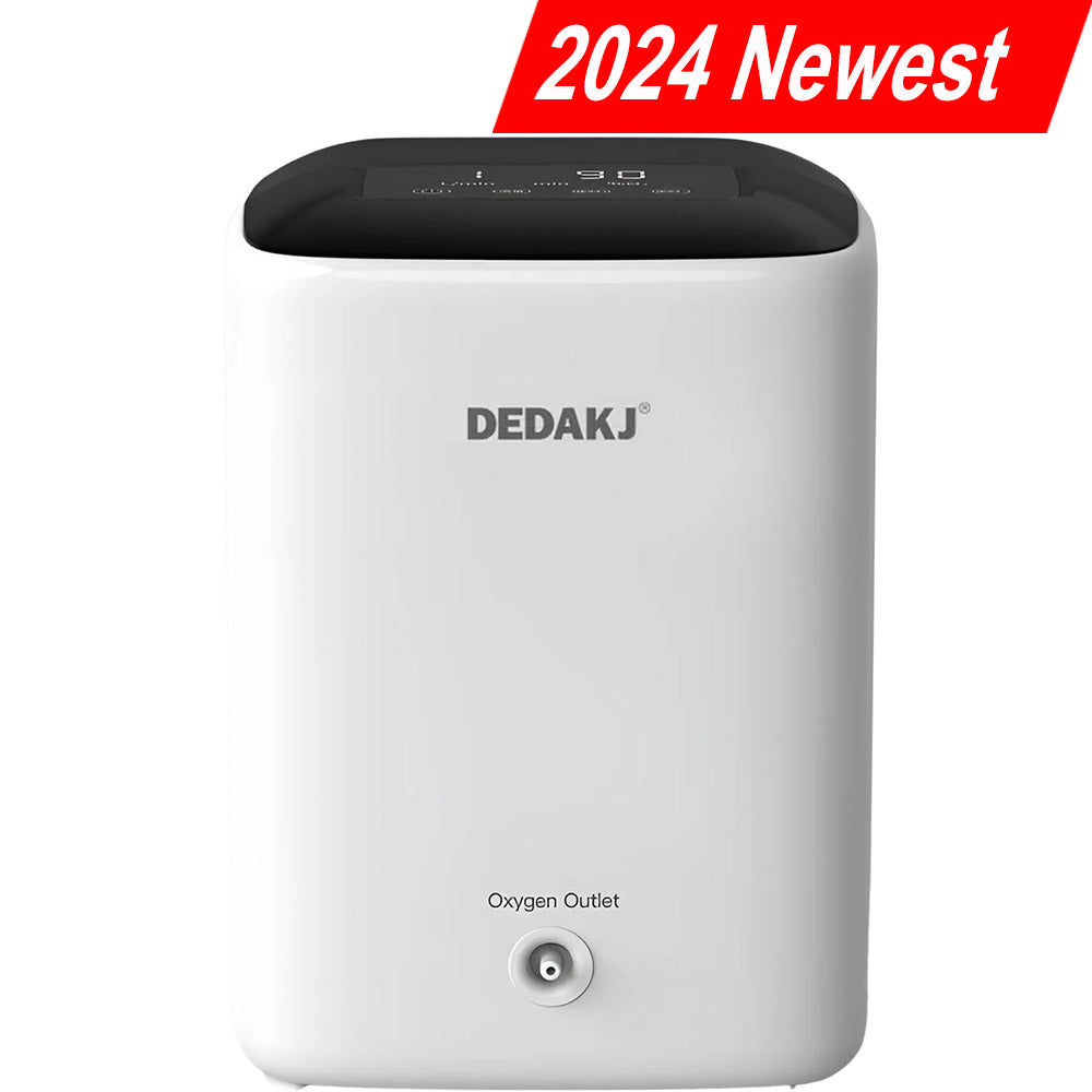 2025 Top 1L-7L Concentrador de oxígeno de hogar Dedakj Care de oxígeno Generador de oxígeno Concentrador de oxígeno Ajustable Máquina de oxígeno adecuada para el uso del hogar y los viajes