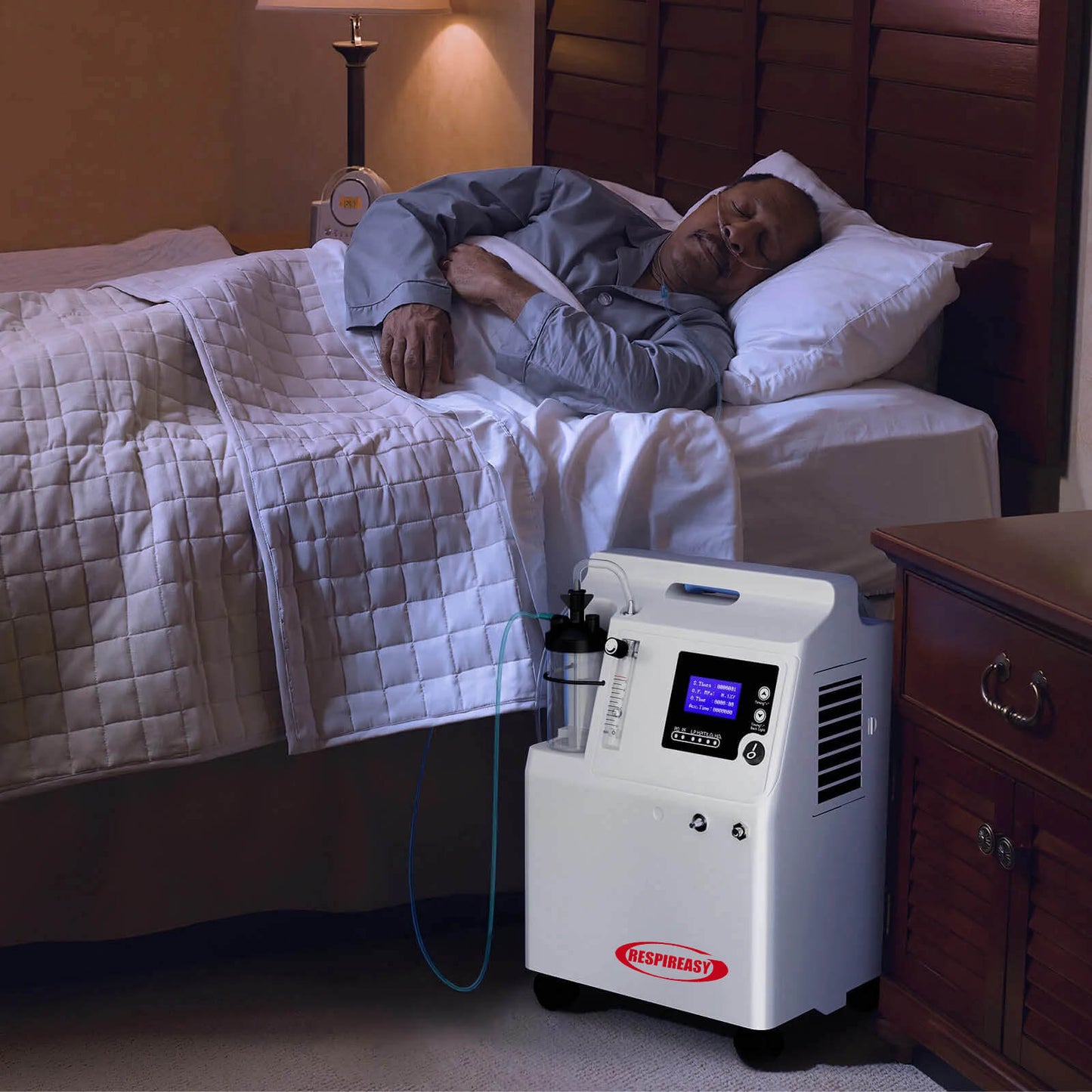 93% 5Liters Per Minute High Purity Continuous Flow Oxygen Generator Oxygen Therapy with Medical Grade 5-Liter Oxygen Concentrator O2 Making Machine