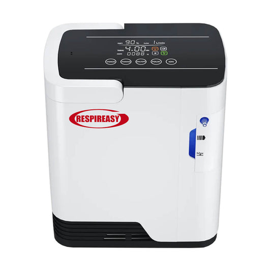 RESPIREASY Home Portable Oxygen Concentrator 1–7 liters or (2–9 liters) Adjustable Flow Rate Oxygen Generator (L/min)