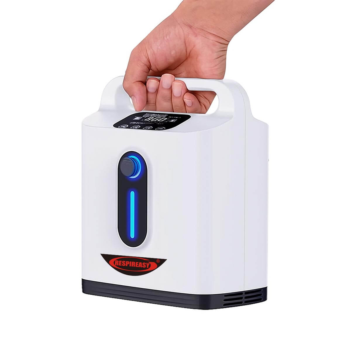 Equipo de oxígeno para salud RESPIREASY, máquina de oxígeno 2-9L / min, concentración de oxígeno 93% ± 3%, con control remoto, adecuado para el cuidado personal y viajes.