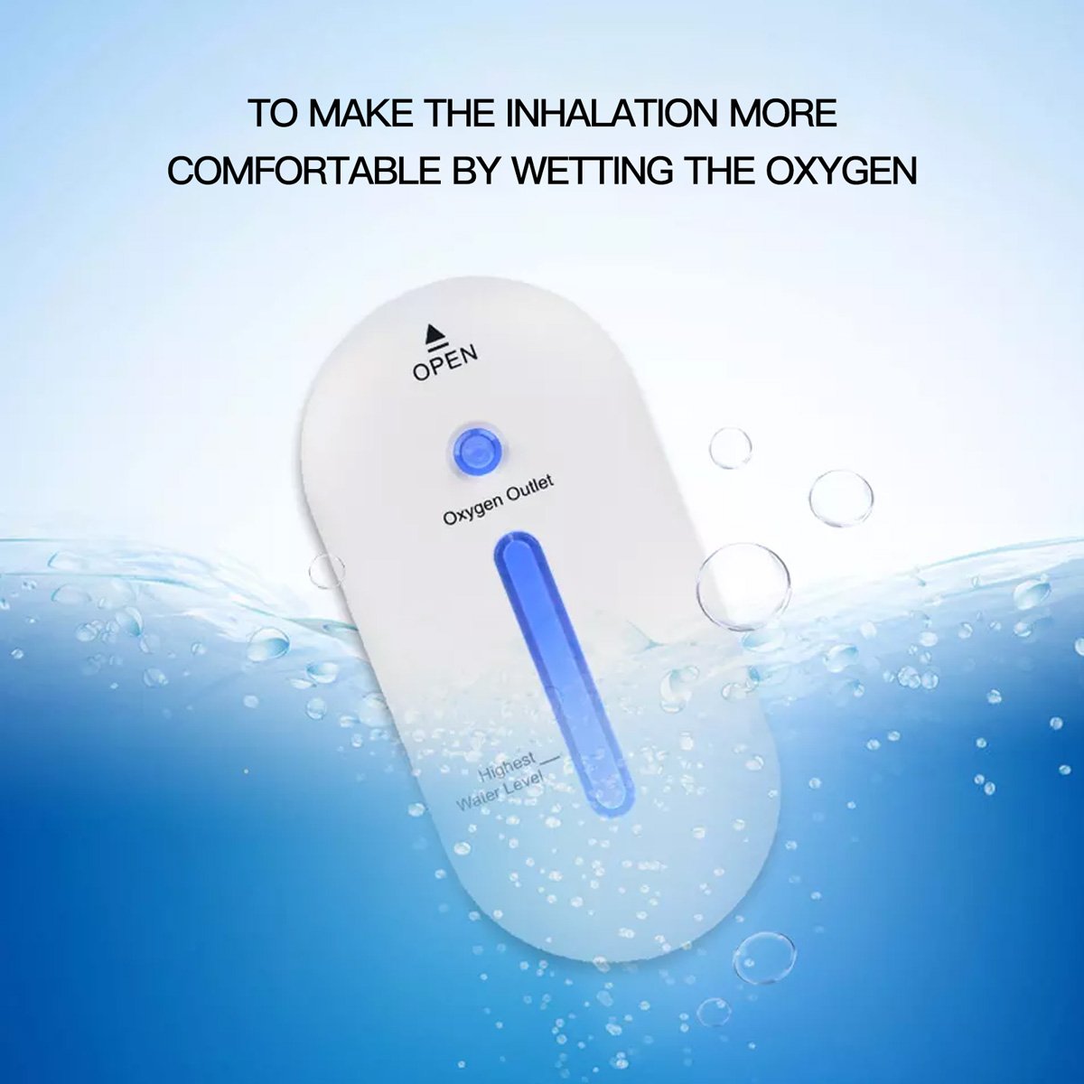 Concentrador de oxígeno deDakj 1-8L/min ajustable 24 horas flujo continuo 93% Generador de concentrador de oxígeno Bajo ruido ≤45db DE-Q1W