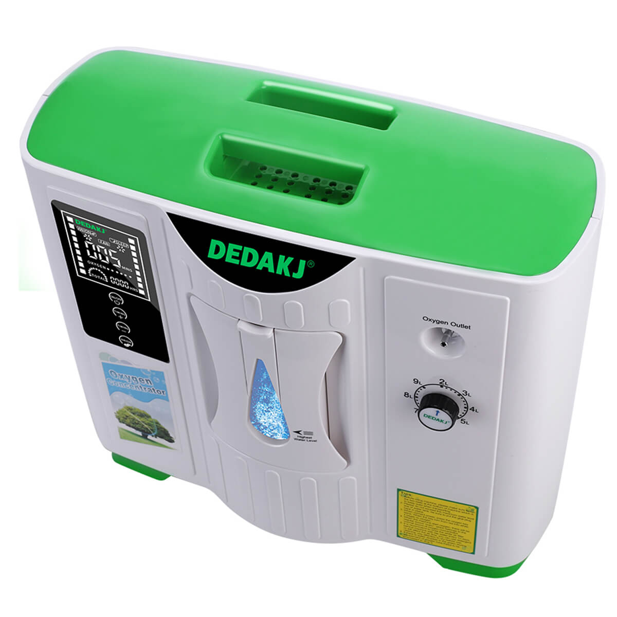 Compre una máquina de oxígeno 2L-9L de alta calidad Dedakj O2 Making Machine para el hogar 48 horas Generador de oxígeno Home Máquina de flujo continuo O2