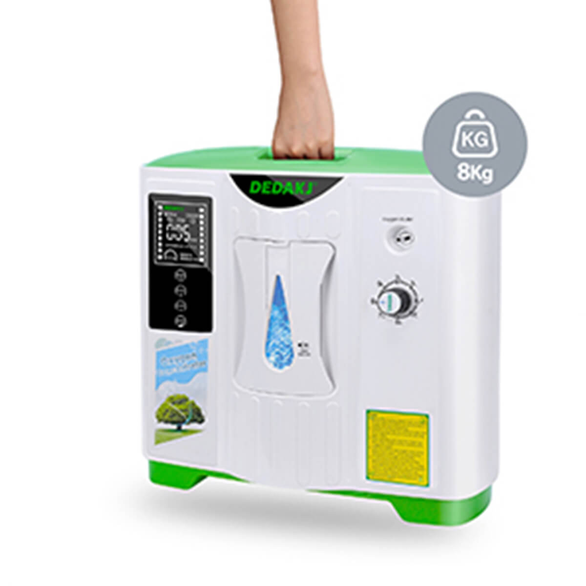 Compre una máquina de oxígeno 2L-9L de alta calidad Dedakj O2 Making Machine para el hogar 48 horas Generador de oxígeno Home Máquina de flujo continuo O2