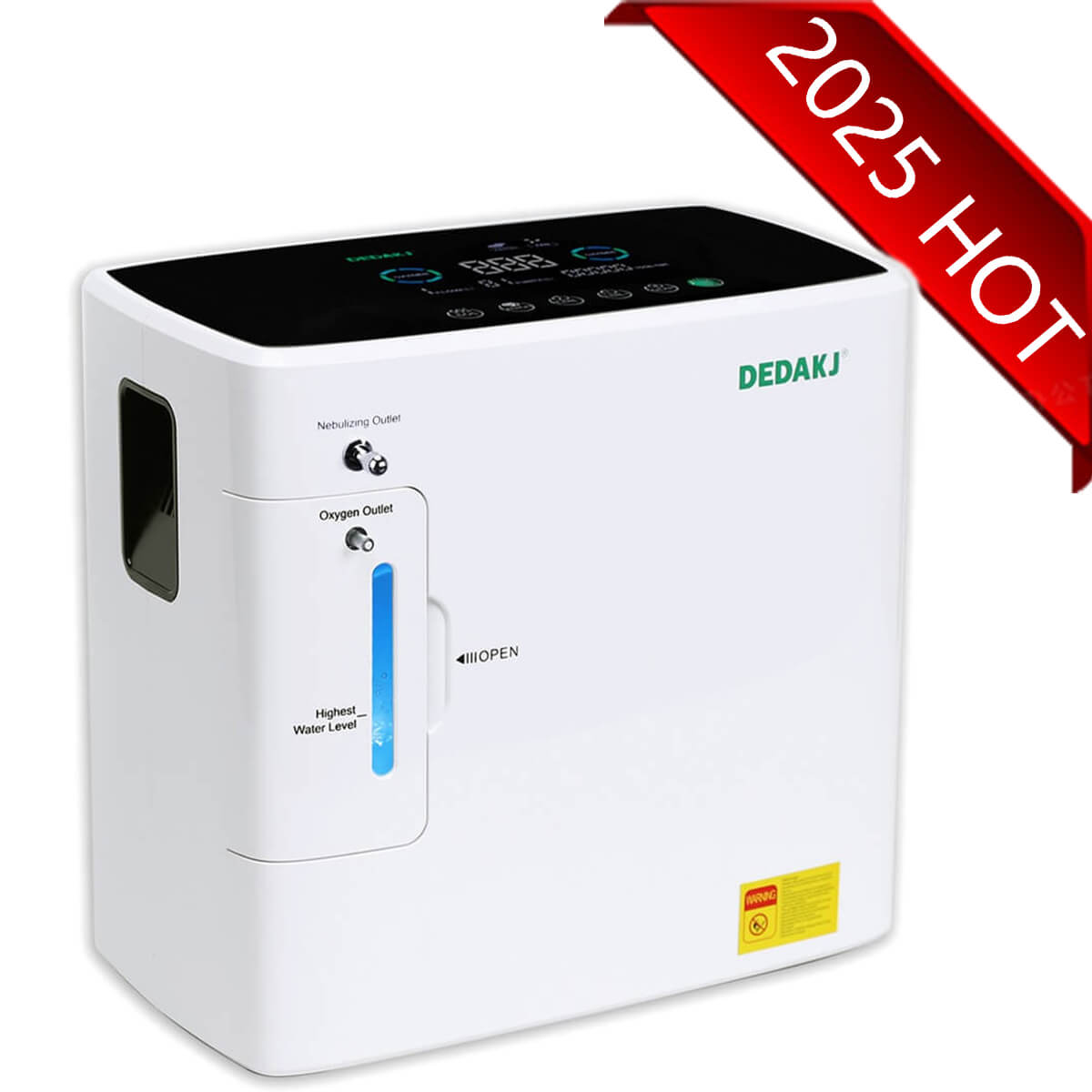 2025 HOT Home Oxygen Concentrator DEDAKJ DE-2SW Portable Oxygen Generator Continuous Flow 9L Oxygen Machine 93% Oxygen Concentration with Nebulizer