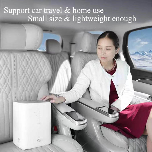 2025 Top 1L-7L Concentrador de oxígeno de hogar Dedakj Care de oxígeno Generador de oxígeno Concentrador de oxígeno Ajustable Máquina de oxígeno adecuada para el uso del hogar y los viajes