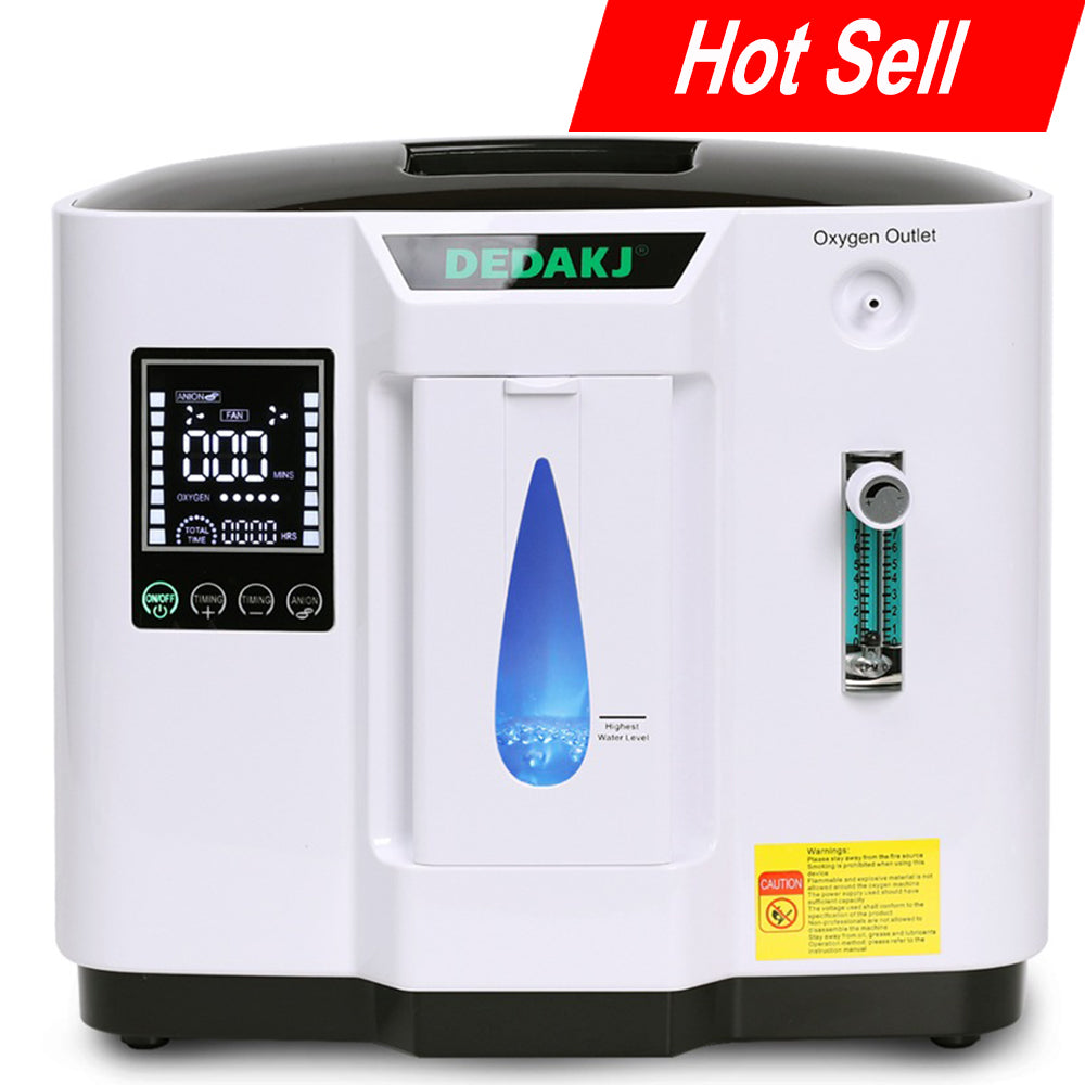 Home Medical Oxygen Concentrator DEDAKJ DE-1A Portable MINI Oxygen Generator Continuous Flow 7L Oxygen Concentrator 93% Oxygen Concentration