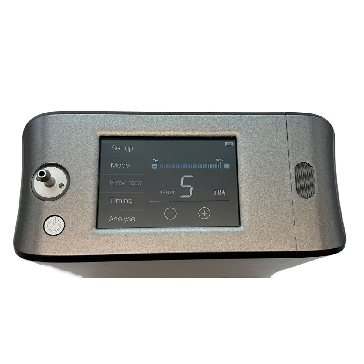 Potente concentrador de oxígeno portátil KPC 1-9 Generador de oxígeno ajustable con batería de litio