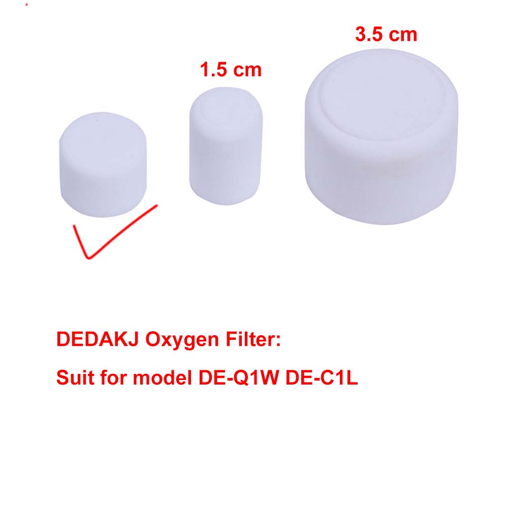 Accesorios de concentración de oxígeno Filtro de oxígeno de aire para Dedakj De-Q1W De-C1L Concentrador de oxígeno