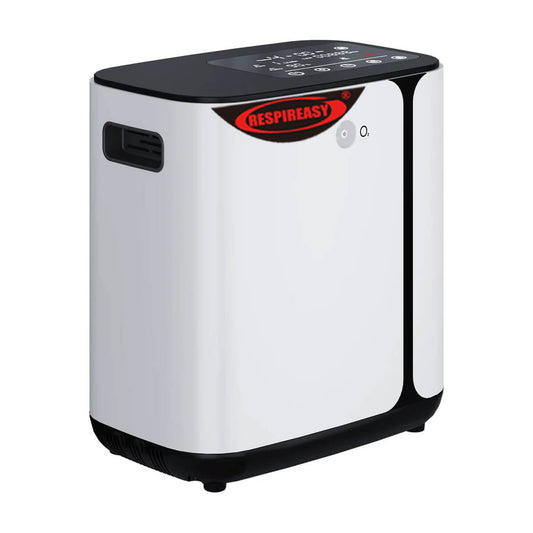 Concentrador de oxígeno portátil ajustable de 1 a 8 litros, generador de oxígeno de flujo continuo, máquina de oxígeno con accesorios completos y bajo nivel de ruido.