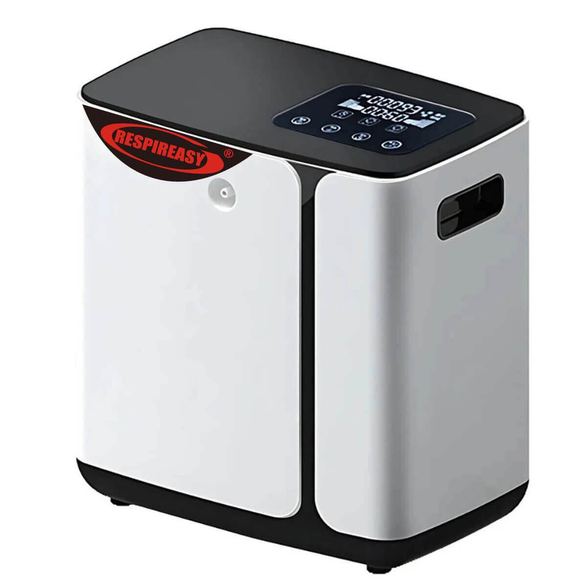 RespirEasy New Flagship Oxygen Concentrator 1-8 Liter Adjustable Oxygen Generator Low Noise Portable Home O2 Machine Smart Oxygen Machine With Complete Accessories 95% Home and Travel Oxygen Concentrator