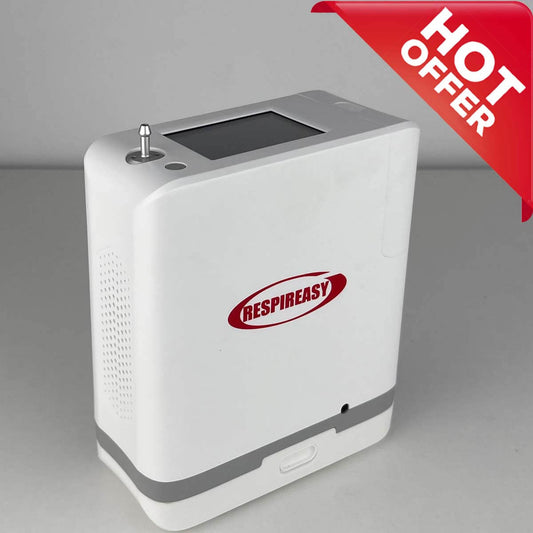 Potente concentrador de oxígeno portátil REC 1-9 litros Ajustables Mini Mini Medical Medical O2 Concentrador de oxígeno Batería de litio