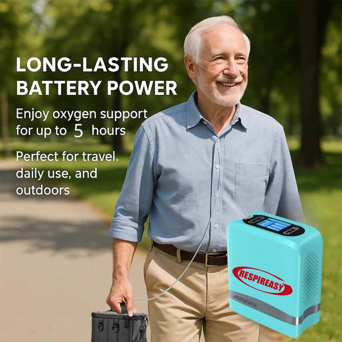 Buy Personal Oxygen Concentrator Portable Oxygen Generator 93% O2 RespirEasy Cardiac Oxygen Concentrator Oxygen Machine Store