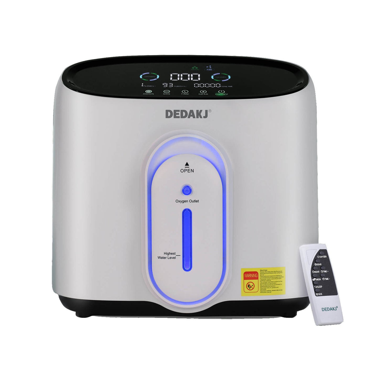 Buy Home use Portable Oxygen Concentrator DEDAKJ DE-Q1W Oxygen Concentrator 8 Liters Continuous Flow O2 Generator
