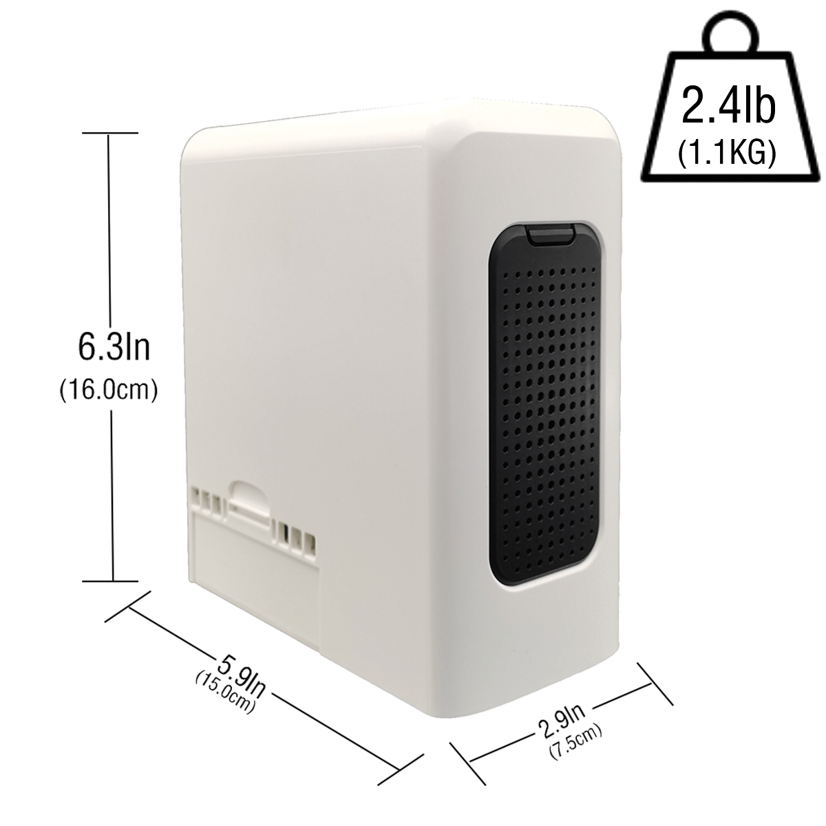Compre concentrador de oxígeno portátil RES 1-6L Generador de oxígeno ajustable Mini Máquina de oxígeno médico