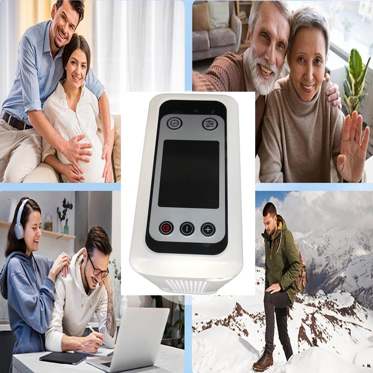 O2 USA Oxygen Concentrator Premium Oxygen Generator Lightweight Portable Oxygen Machine Backpack and Accessories