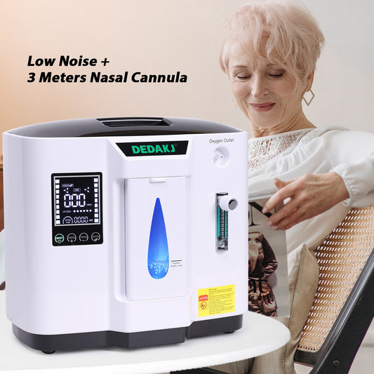 Compre en el hogar Use 7L Concentrador de oxígeno ajustable Dedakj DE-1A 93% Concentración de oxígeno Flujo continuo de oxígeno