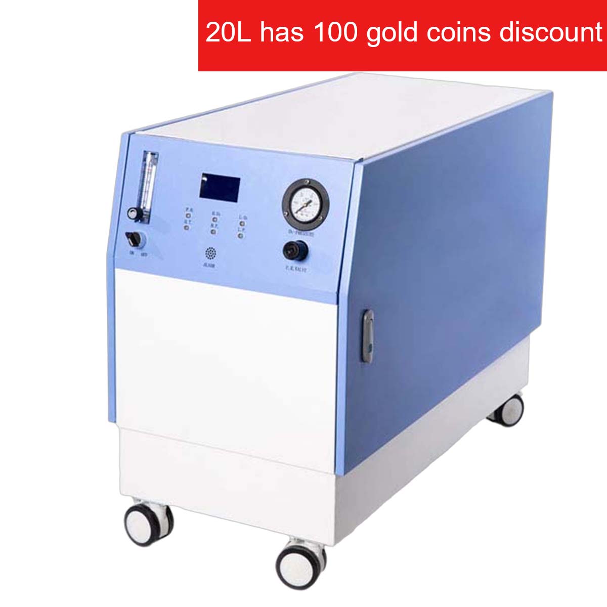 Home Medical Anesthesia Oxygen Concentrator 20 liters Fixed Oxygen Generator 95% High Concentration Oxygen Outlet Pressure 0.04-0.07 MPA Adjustable 1-20 Liters O2 Oxygen Machine Respireasy-DEDAKJ