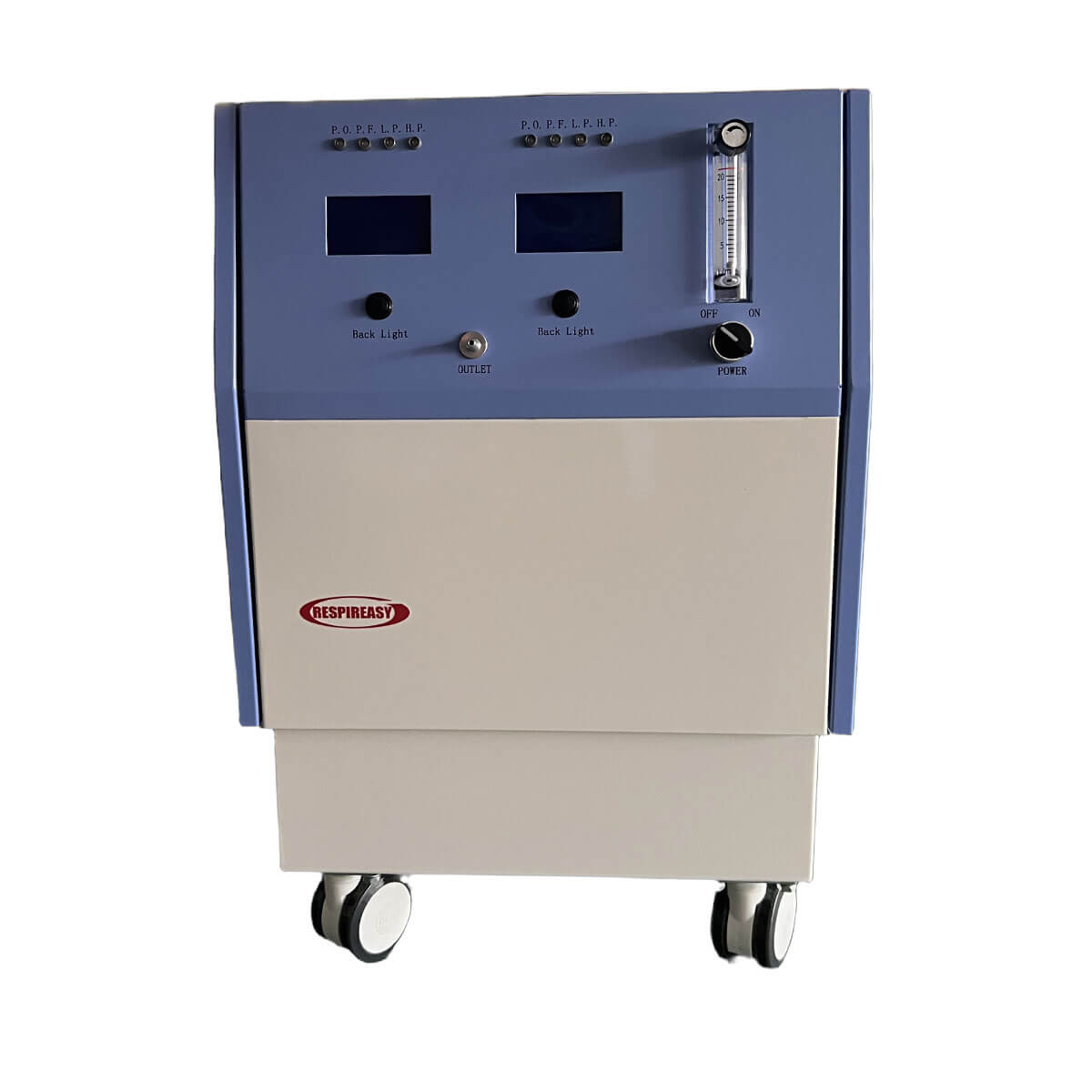 RespirEasy-M20L Continuous Flow Oxygen Concentrator Certified Medical-Grade Oxygen Generator With a Stable O2 Purity of 93% High-Flow Oxygen Machine for Hospital Use