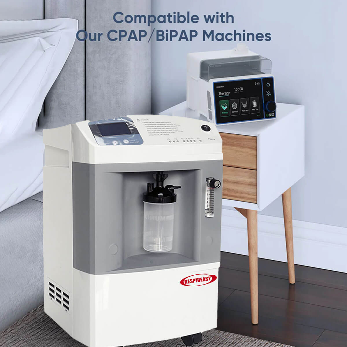 Buy 10L-20L Home Medical Oxygen Concentrator Powerful O2 Oxygen Concentrator 95% High Oxygen Concentration O2 Making Machine DEDAKJ Respireasy