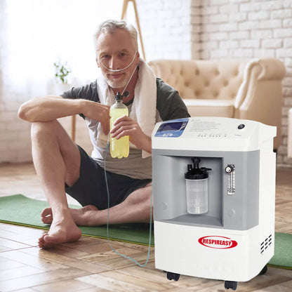 Buy 10L-20L Home Medical Oxygen Concentrator Powerful O2 Oxygen Concentrator 95% High Oxygen Concentration O2 Making Machine DEDAKJ Respireasy