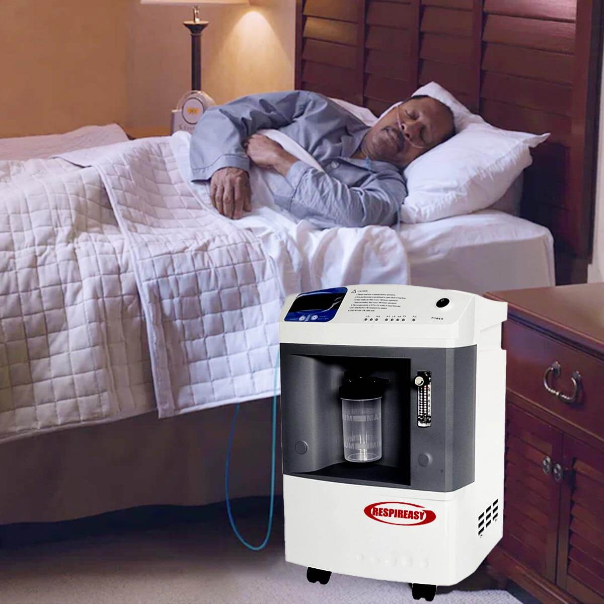 Buy 10L-20L Home Medical Oxygen Concentrator Powerful O2 Oxygen Concentrator 95% High Oxygen Concentration O2 Making Machine DEDAKJ Respireasy