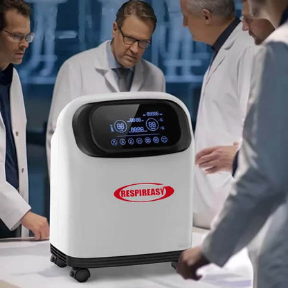 Concentrador de oxígeno portátil de 9 litros para uso doméstico, generador de oxígeno continuo de 9 l/min para el cuidado domiciliario de personas mayores.