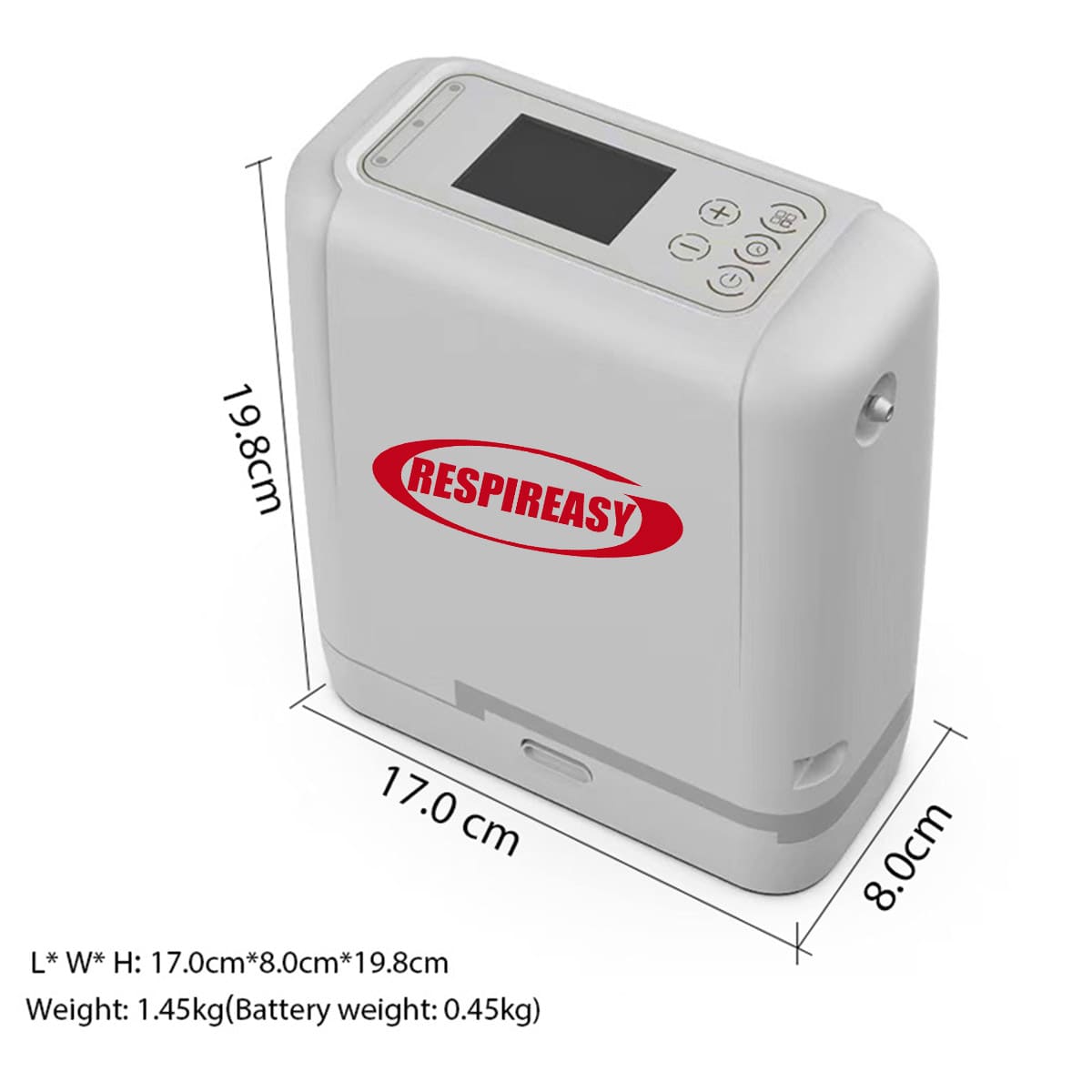 NEWEST 2025 Portable Travel Oxygen Generator 7Liters Lithium Battery Powered Oxygen Generator Aircraft Car Small Home Oxygen Inhalation