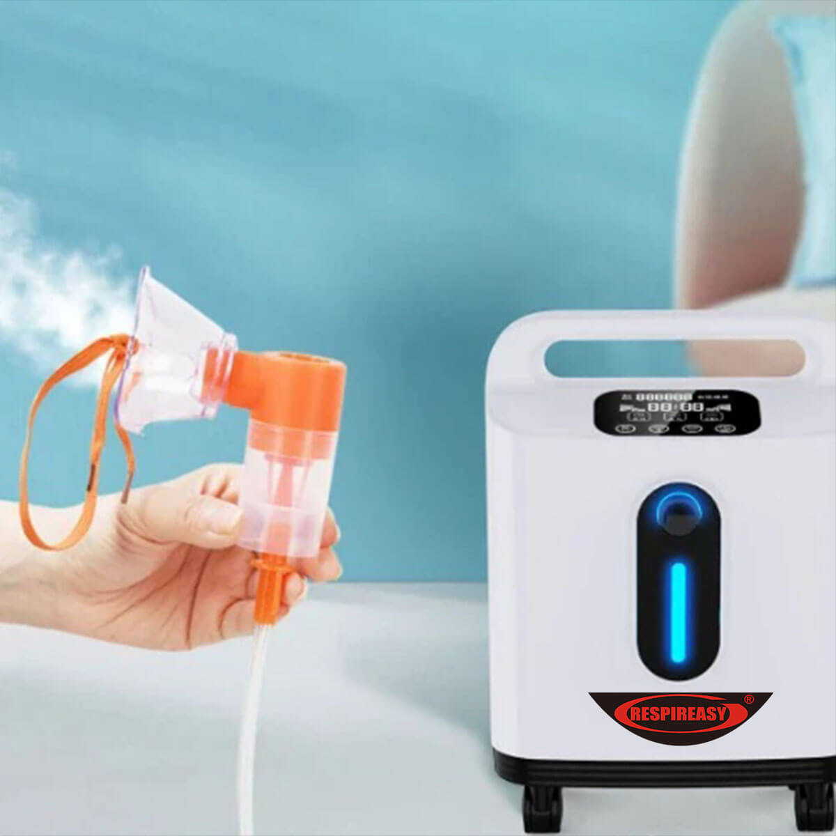 2025 Hot Sales 9 Liters Portable Oxygen Concentrator Price Personal Breathing dedakj Continuous Flow Oxygen oxygen Supply at Home