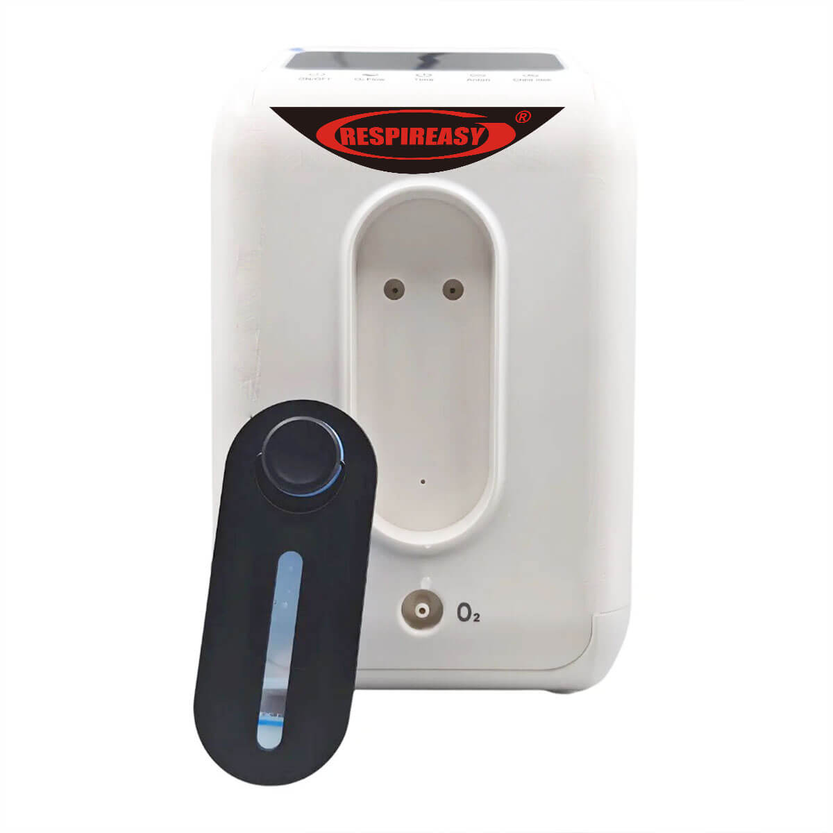 Concentrador de oxígeno RESPIREASY, generador de oxígeno RE-E1L ajustable de 1 a 8 L/min, oxigenador de alta pureza del 93 ± 3 % para uso doméstico y de viaje, generador de oxígeno O2 de gran capacidad para el cuidado personal. 