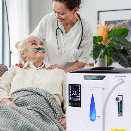 Buy Home use 7L Adjustable Oxygen Concentrator DEDAKJ DE-1A 93% Oxygen Concentration Continuous Flow Oxygen Machine