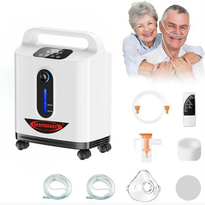 2025 Hot Sales 9 Liters Portable Oxygen Concentrator Price Personal Breathing dedakj Continuous Flow Oxygen oxygen Supply at Home