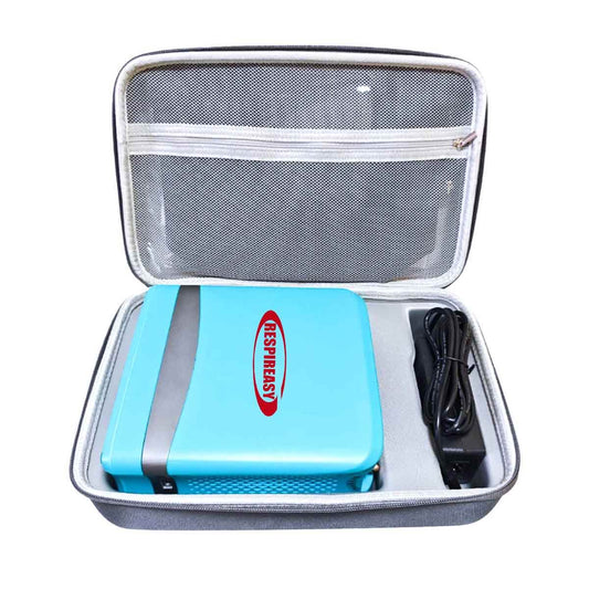 Portable Home Oxygen Concentrator, 1-7L Adjustable Oxygen Generator, 93% High Purity, Travel O2 Machine, Includes Carrying Case and Backpack