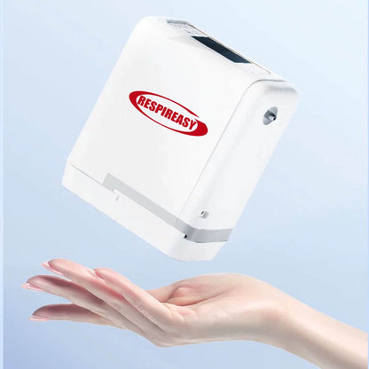 Concentrador de oxígeno de AC/CC respirasy 1-7L Viajamiento ajustable Concentrador de oxígeno portátil con concentrador de oxígeno de REA de batería