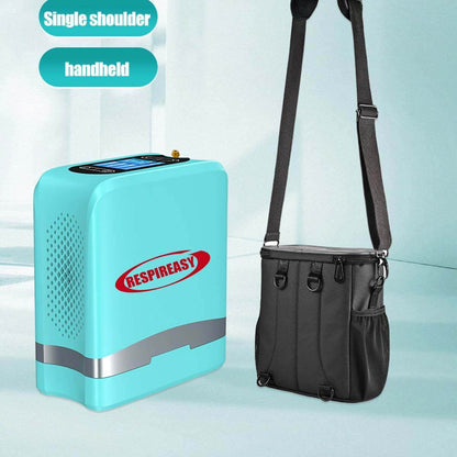 DEDAKJ Mini Portable Oxygen Concentrator 7Liters Adjustable Oxygen Generator O2 Concentration 93% Purity Removable Lithium Battery