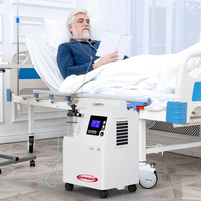 RespirEasy FDA Medical Grade 5L Home Oxygen Concentrator DEDAKJ with Nebulizer Function – Quiet, Continuous Flow Oxygen Machine for Elderly COPD