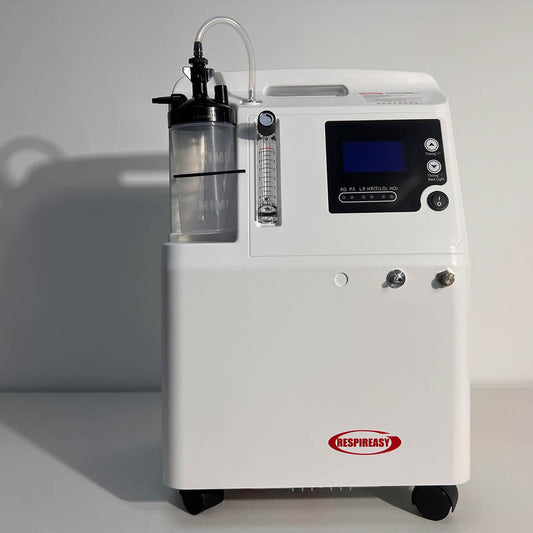 2025 Top Rated Oxygen Concentrator RESPIREADY dedakj Low Noise 24 Hours Working 5L–10L Powerful Medical Oxygen Generator FDA Approved Continuous Flow O2 Machines for COPD Home Therapy