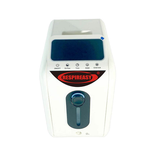 Compre el concentrador de oxígeno doméstico RespirEasy 2 en 1, generador de oxígeno ajustable de flujo continuo de 1 a 8 µm, dispositivo de terapia de oxígeno saludable RE-E1 dedakj
