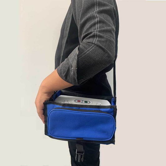 Travel Use Oxygen Generator Continuous Flow Oxygen Concentrator Portable Lightweight Medical 3L Oxygen Machine with Removable Lithium Battery for Travel Carrying