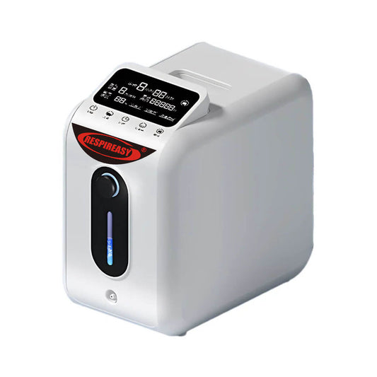 RESPIREASY Oxygen Concentrator Generator, 1-8 L/min Adjustable RE-E1L Oxygen Machine, 93±3% High Purity Oxygen Machine for Home and Travel Use, Large-Capacity Personal Care O2 Oxygen Generator