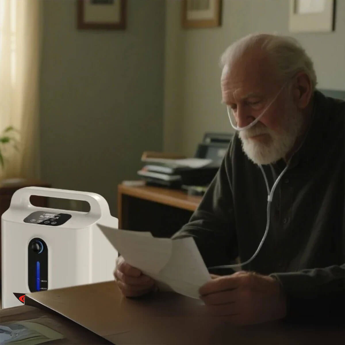 2025 Hot Sales 9 Liters Portable Oxygen Concentrator Price Personal Breathing dedakj Continuous Flow Oxygen oxygen Supply at Home