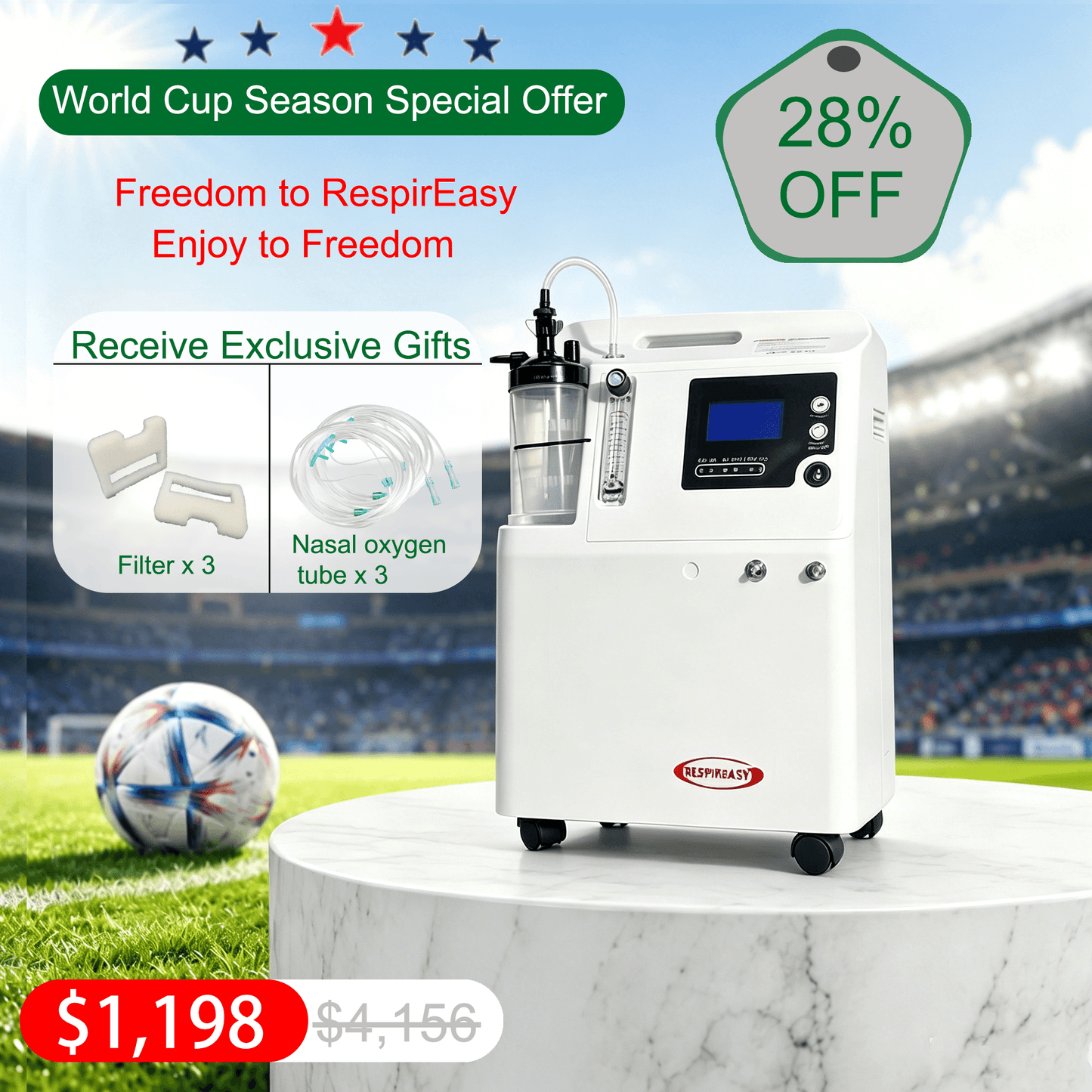 2026 New Continuous Flow 5L/min Oxygen Concentrator Rechargeable Machine Generator Portable O2 Making Machine for Airline Car Travel