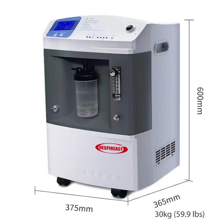 2025 Top Rated Oxygen Concentrator RESPIREADY dedakj Low Noise 24 Hours Working 5L–10L Powerful Medical Oxygen Generator FDA Approved Continuous Flow O2 Machines for COPD Home Therapy