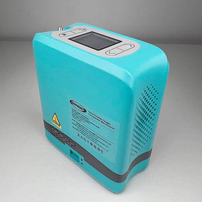 DEDAKJ Mini Portable Oxygen Concentrator 7Liters Adjustable Oxygen Generator O2 Concentration 93% Purity Removable Lithium Battery