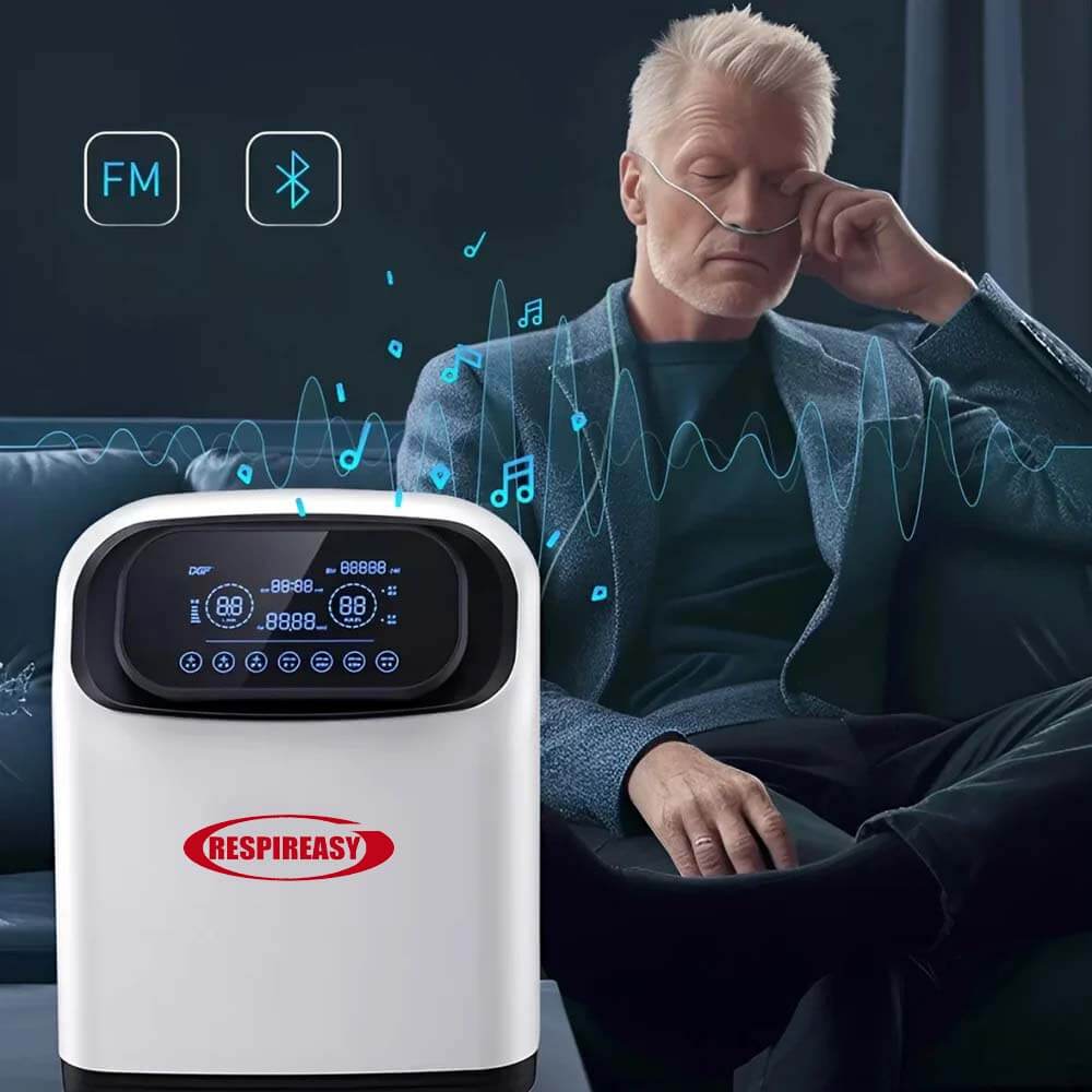 Powerful 9Liters Household Use Oxygen Concentrator Machine Portable 9L/min Continuous Oxygenerator Medical Oxygen Generator for Elderly Homecare